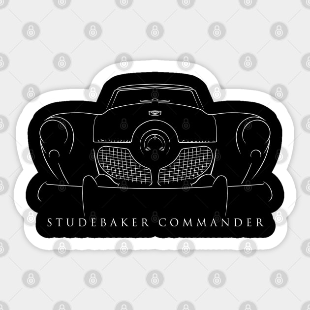 Studebaker Commander Sticker by mal_photography